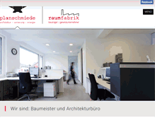 Tablet Screenshot of planschmiede.at